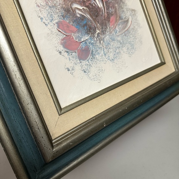 Vintage Signed Framed Art Original Oil painting on canvas - Picture 4 of 12